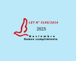 Ley 5189/14: Accede a información pública noviembre 2025