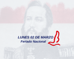 Feriado Nacional: Lunes 02 de marzo
