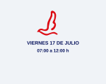 Viernes 17 de julio hasta las 12:00 horas